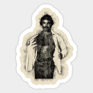 Tom Selleck Sticker